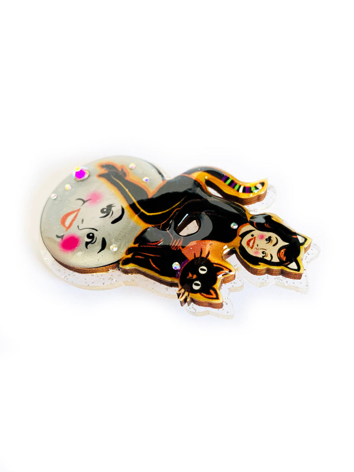 Retro Halloween Statement Brooch