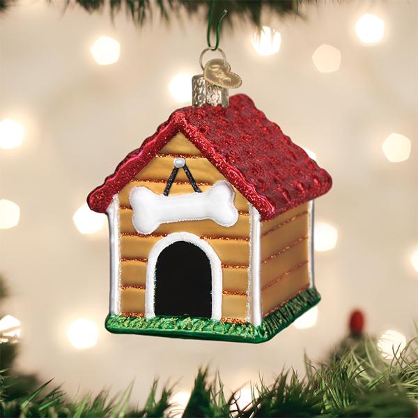 Dog House Ornament