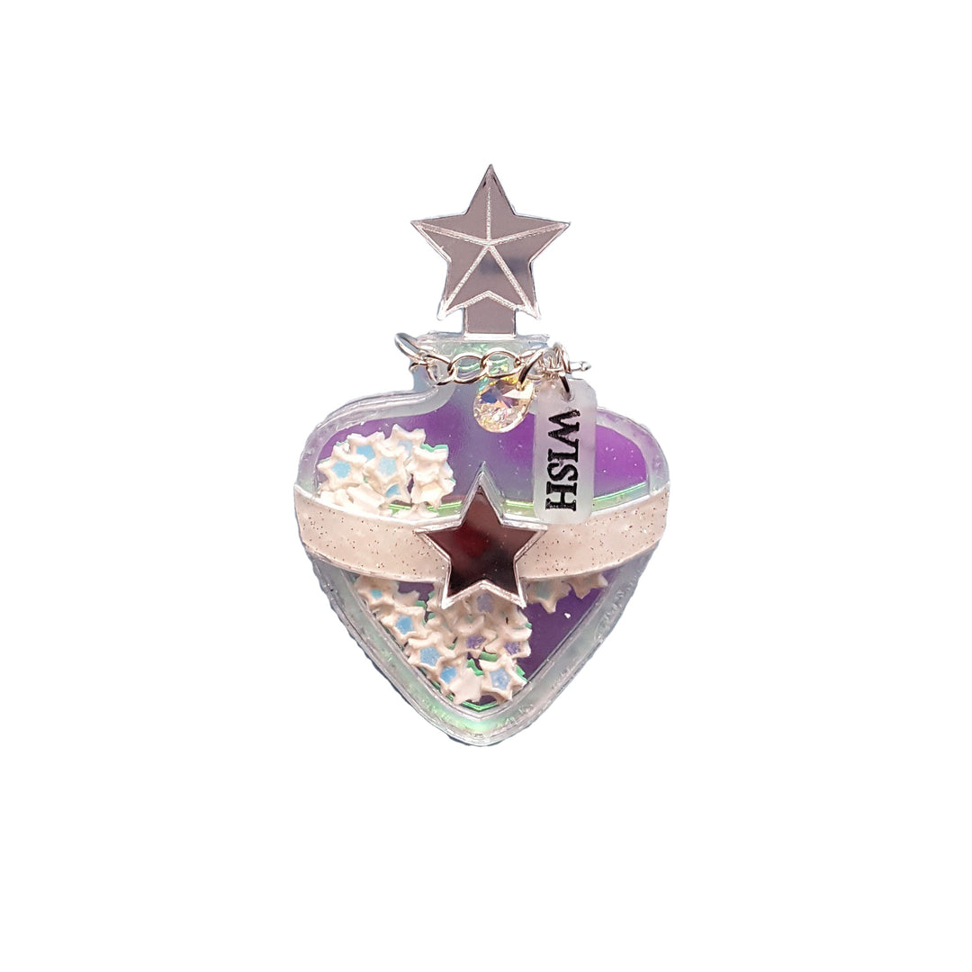 Make a Wish Potion Bottle Brooch
