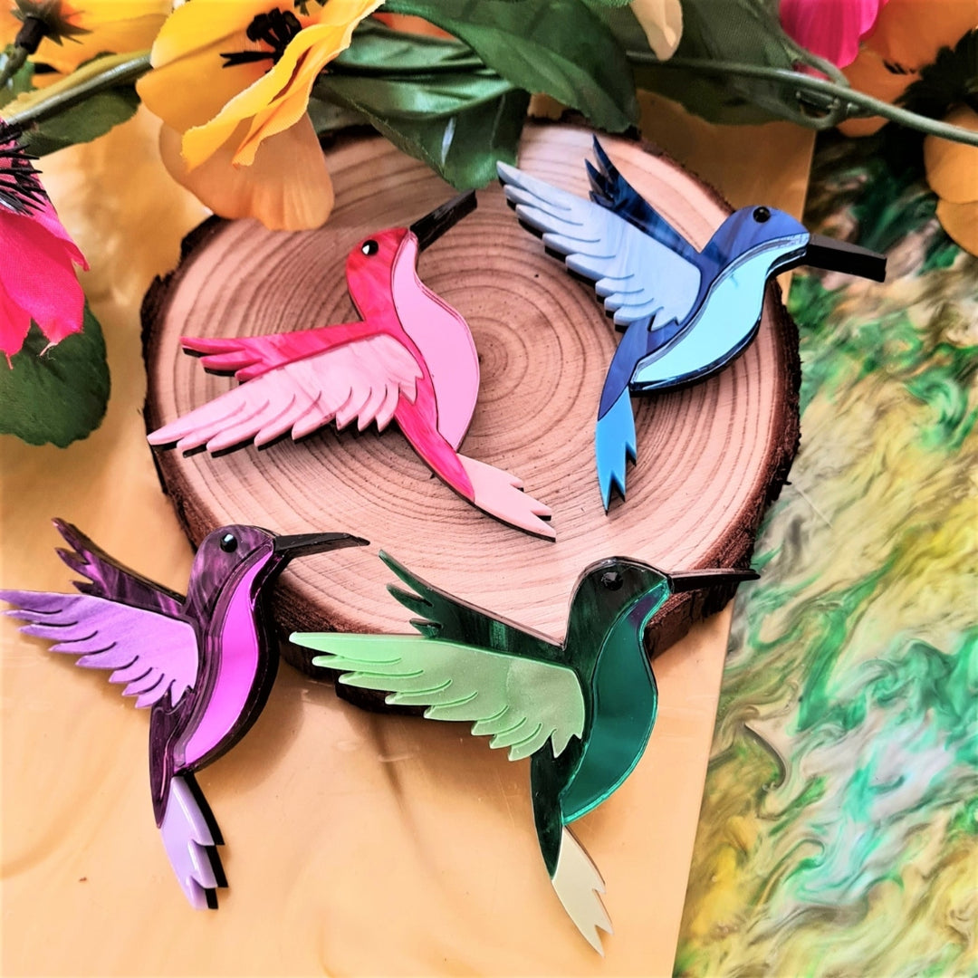 Hummingbird Brooch (New Design)