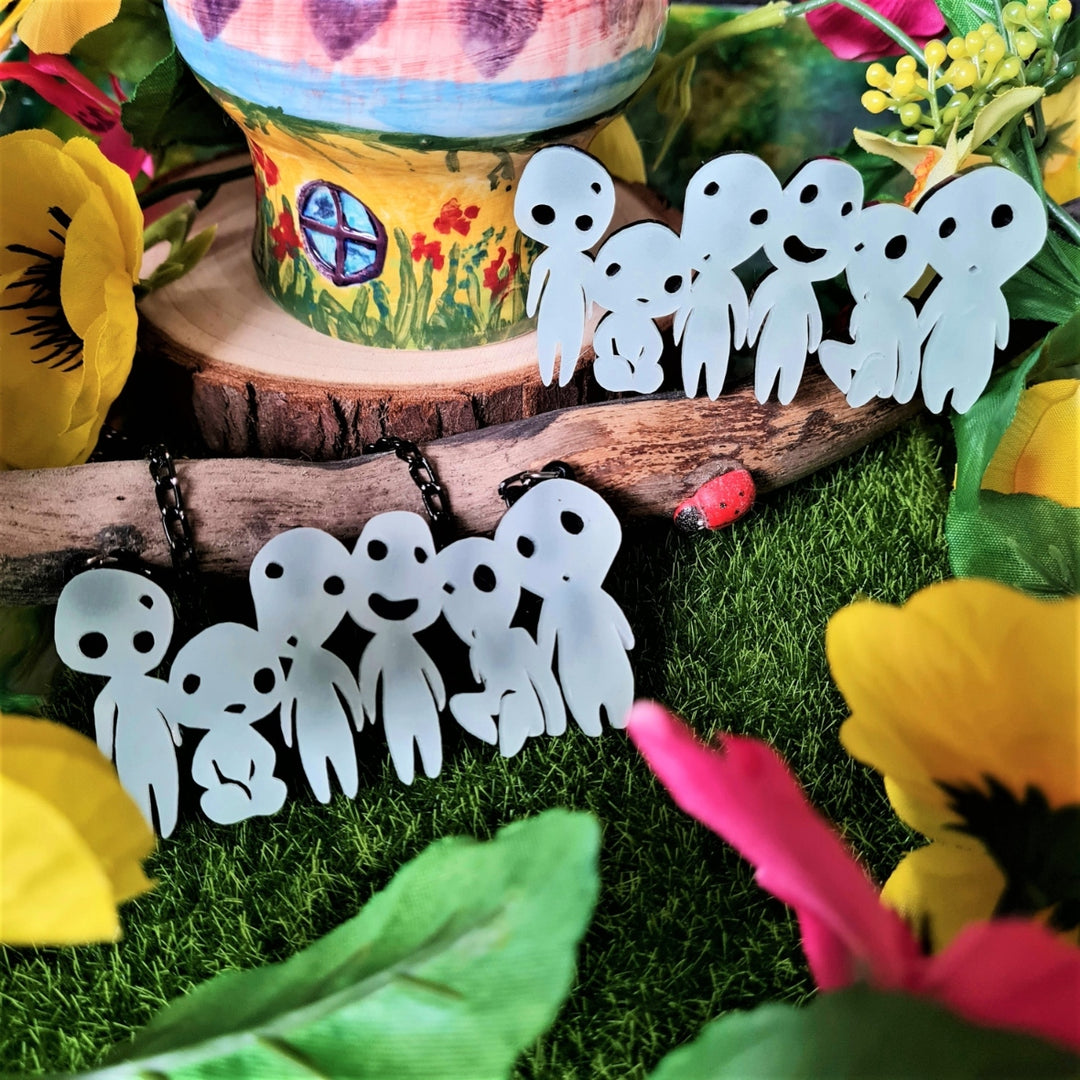 Kodama Tree Spirit Brooch or Necklace