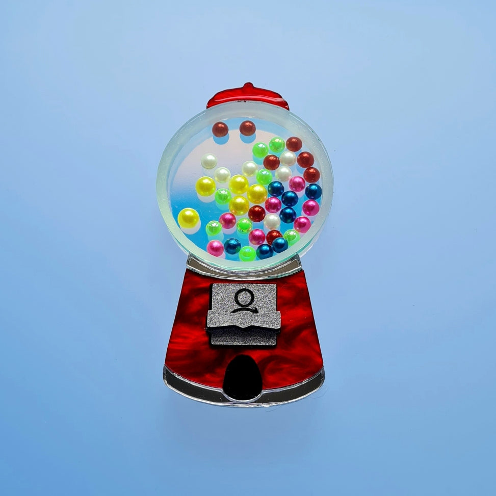 Gumball Sweet Machine Brooch or Pendant