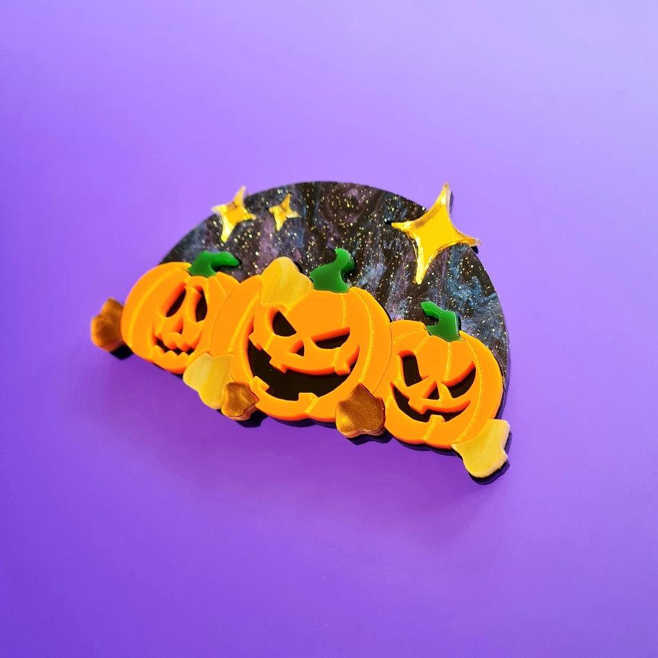 Pumpkin Party Brooch or Necklace