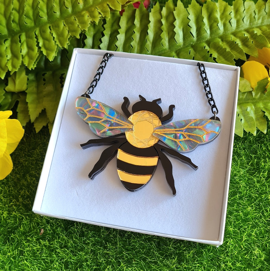 Bee Necklace or Brooch