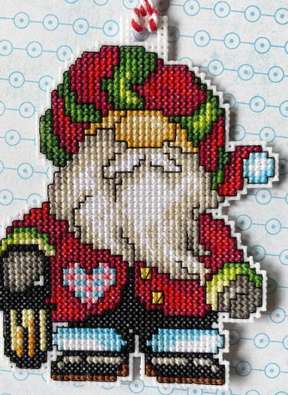 Christmas Gnomes 138CS Counted Cross-Stitch Kit