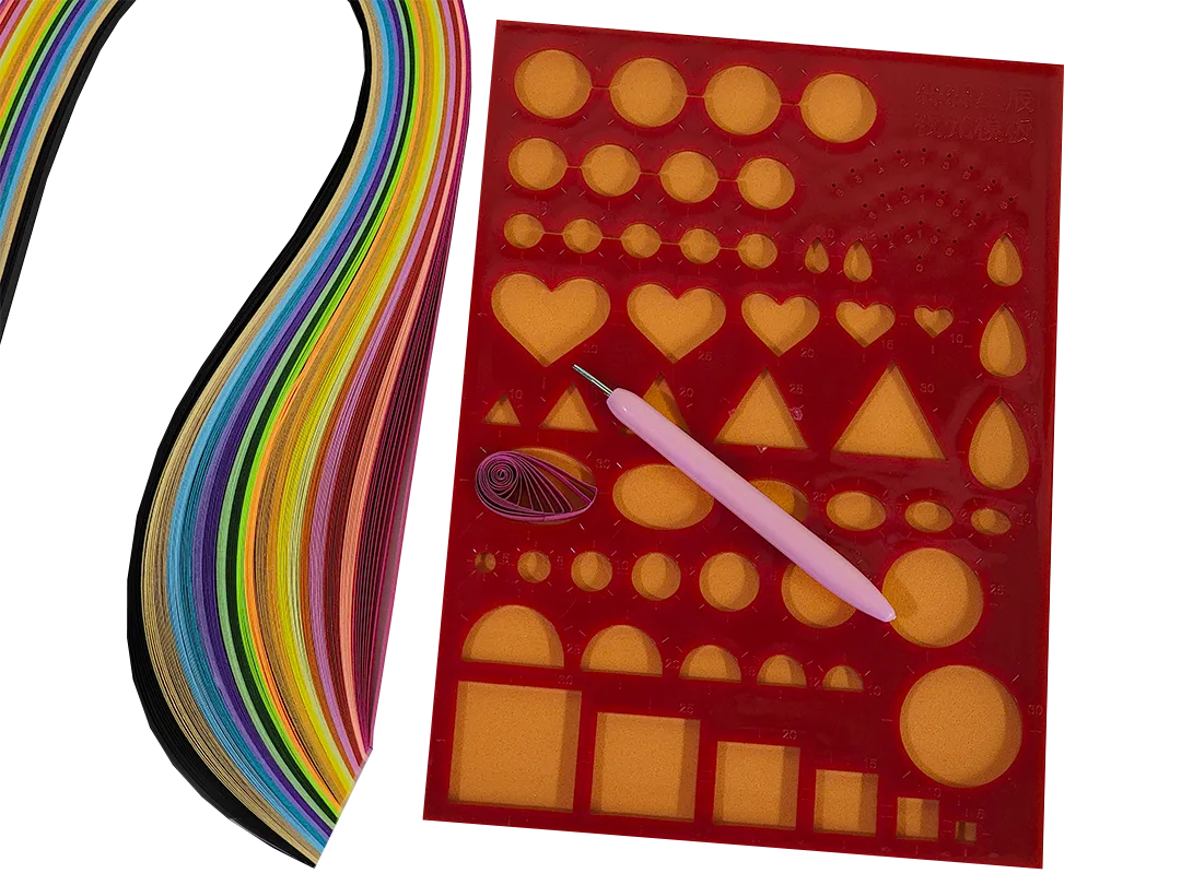 Red Quilling Tool Board F07M3-3-red