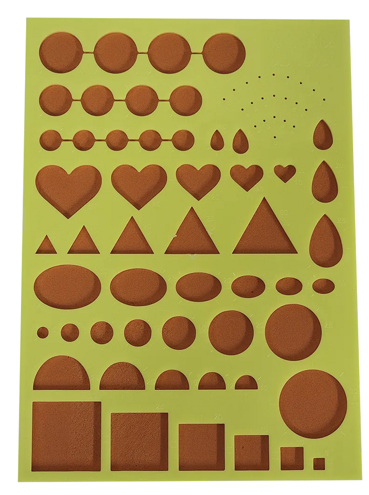 Yellow Quilling Tool Board F07M3-3-yellow