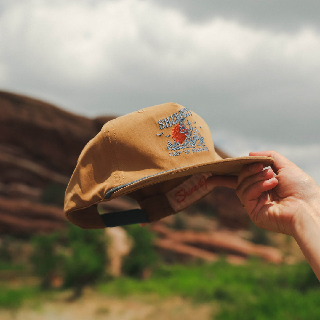 The Nature Walk | Keep 'Em Guessin! Brown Outdoor Snapback Hat