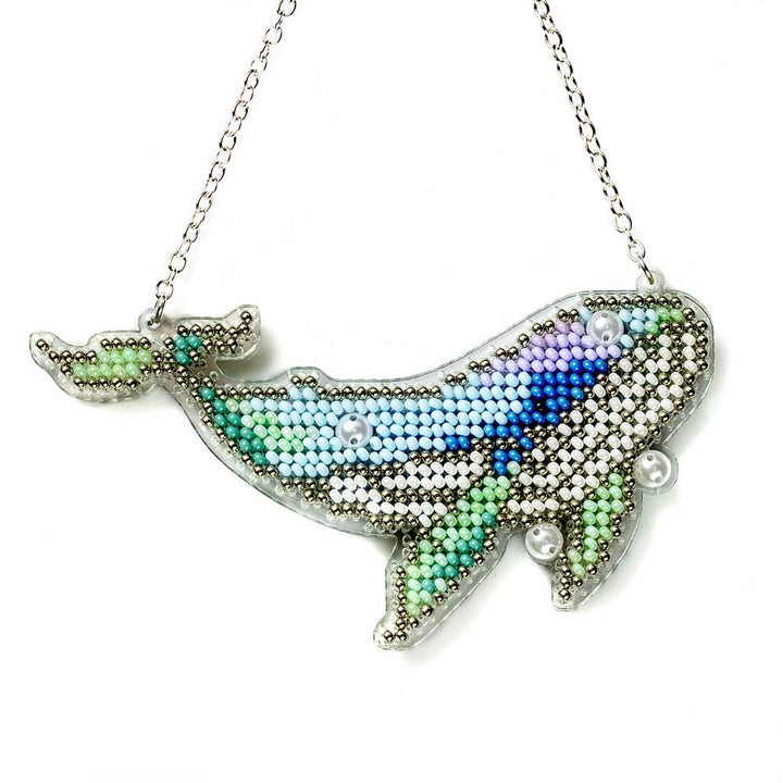 Set for embroidery with beads on a plastic base FLPL-097