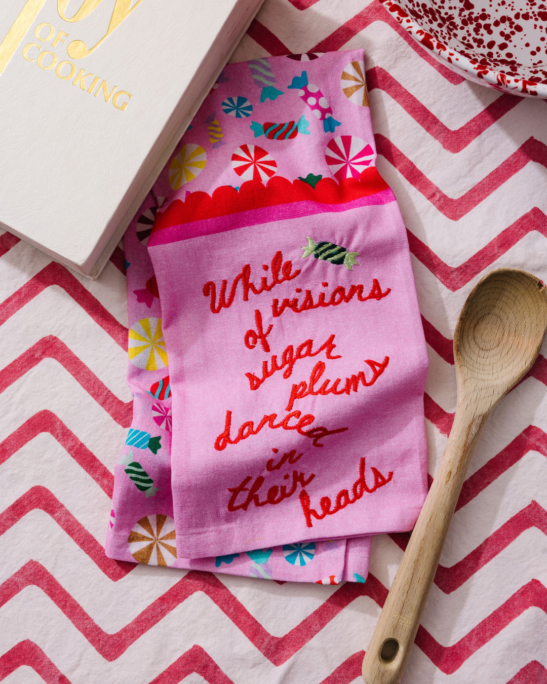 Sugar Plums Dish Towel