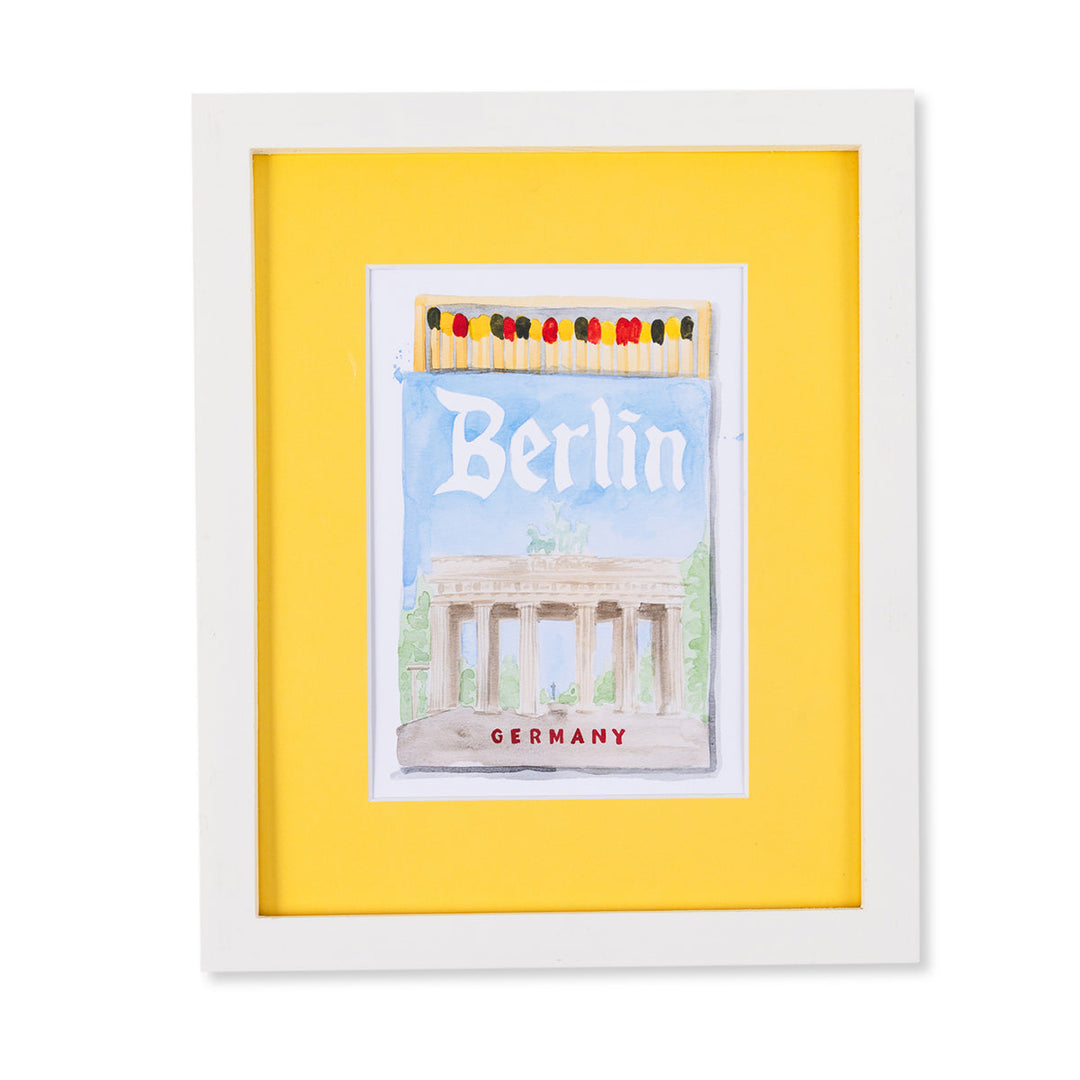 Berlin Matchbook Art Print
