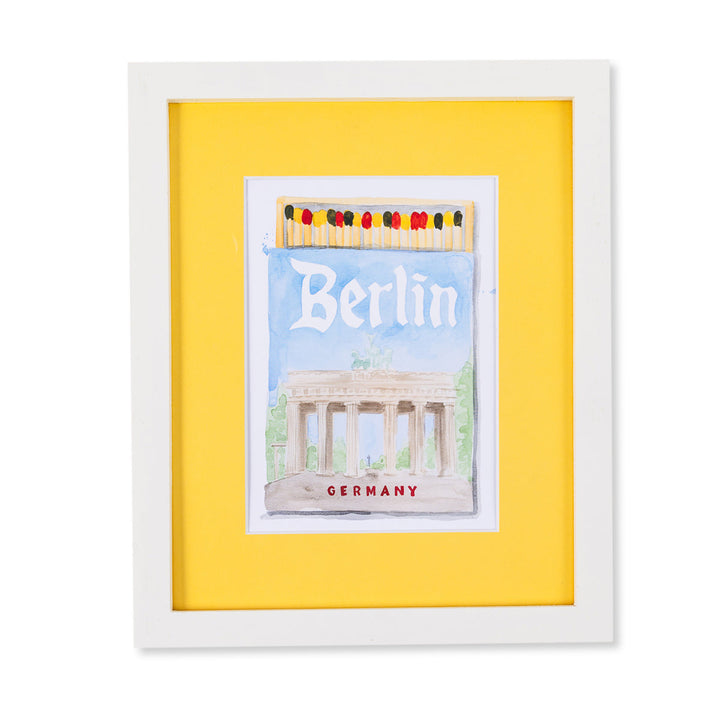 Berlin Matchbook Art Print