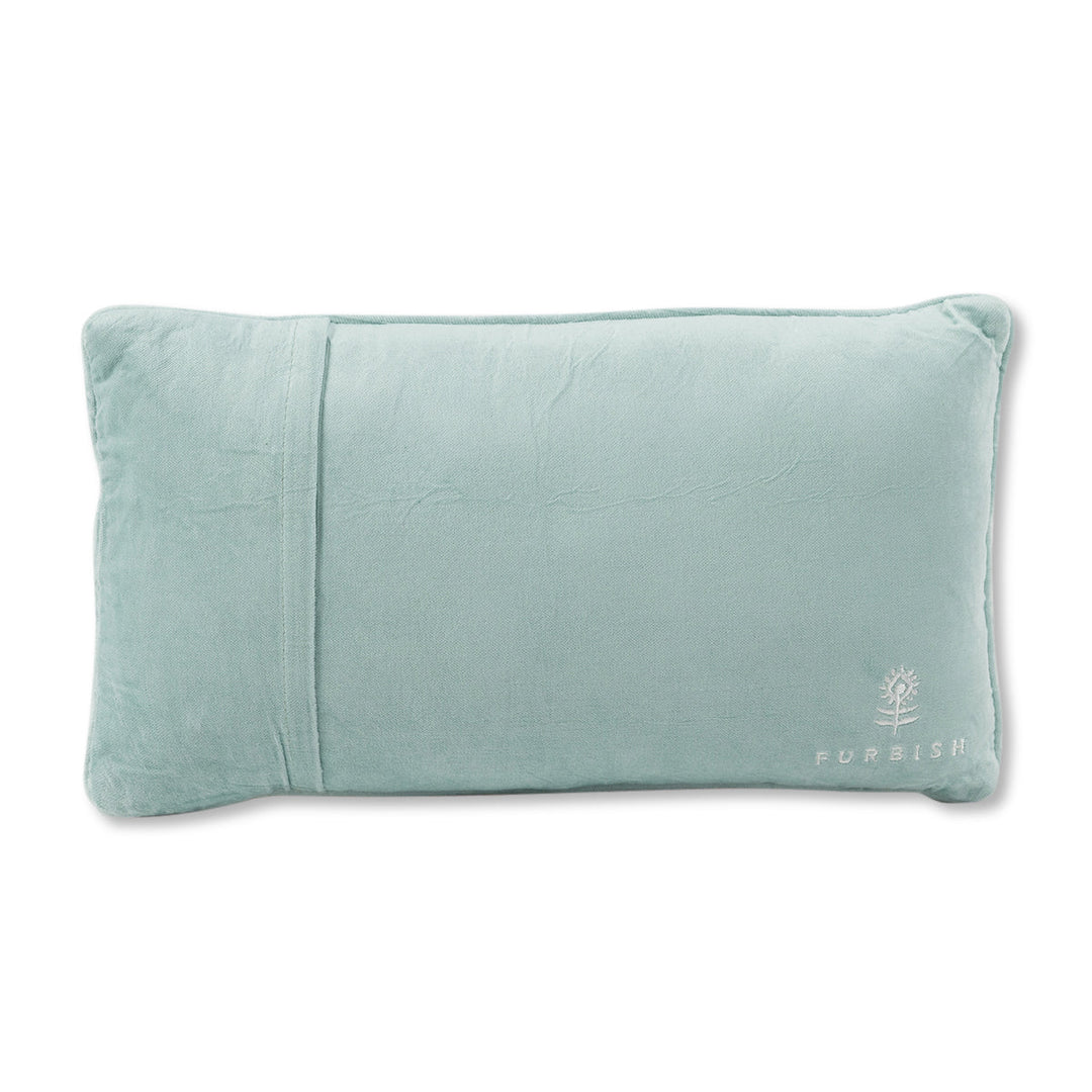 Where the People Aren't Needlepoint Pillow