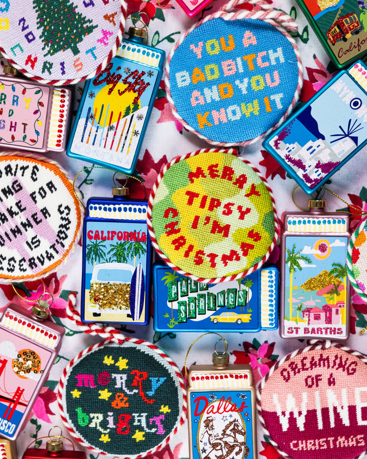 Matchbook Ornament - St. Barths