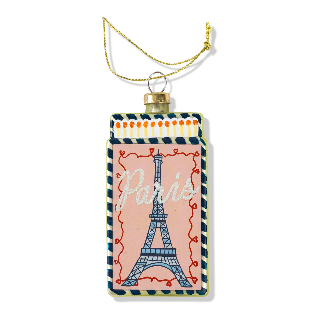 Matchbook Ornament - Paris