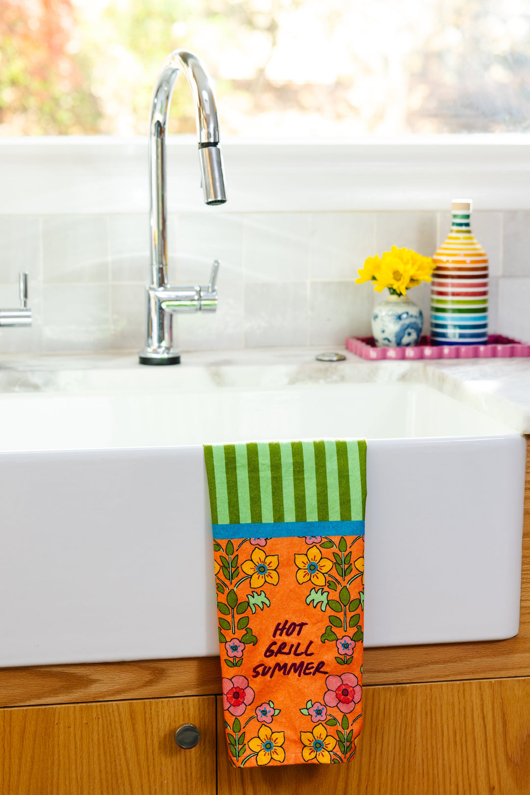 Grill Summer Dish Towel