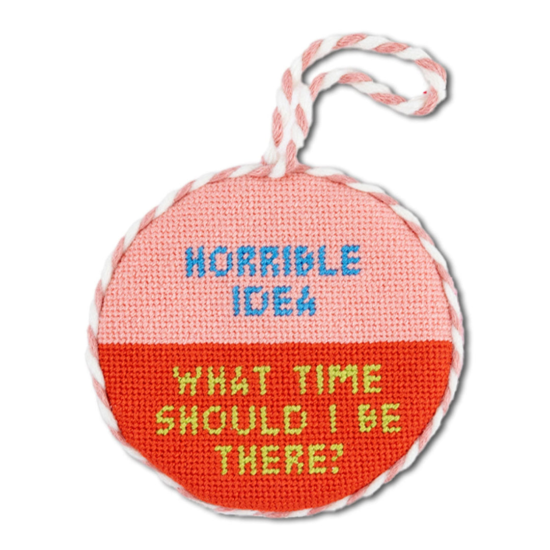 Needlepoint Ornament - Horrible Idea