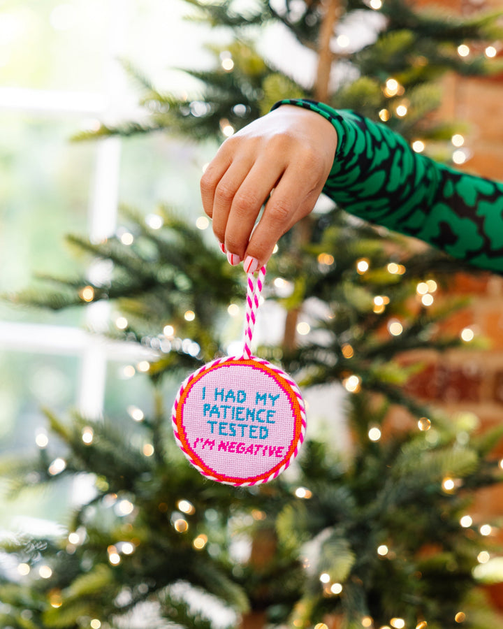 Needlepoint Ornament - Patience