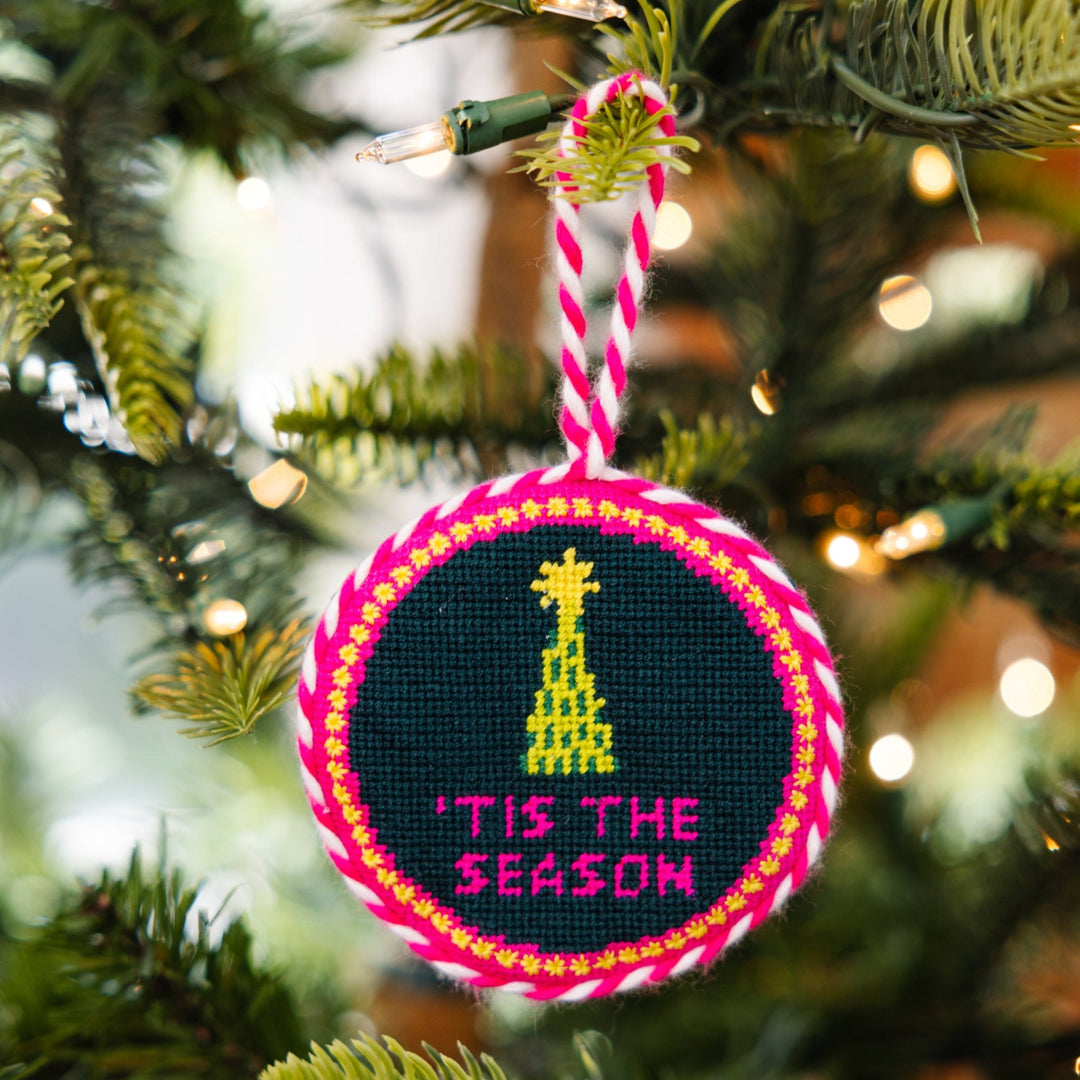 Needlepoint Ornament - Tis The Season