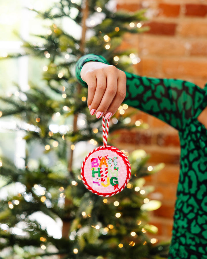 Needlepoint Ornament - Bah Humbug