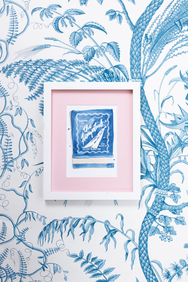 The Hamptons Matchbook Art Print