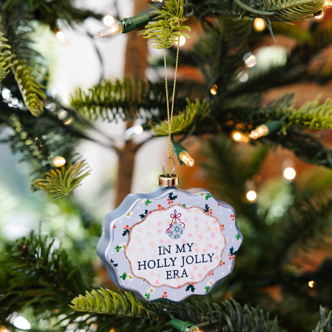Scallop Ornament - Holly Jolly Era