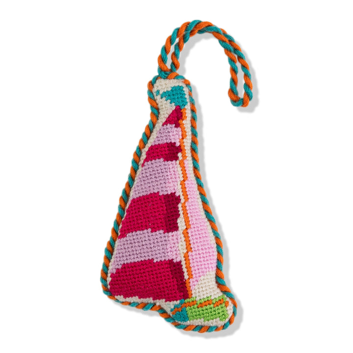 Needlepoint Icon Ornament - Sailboat