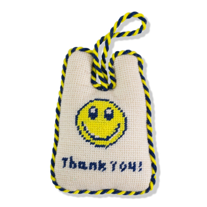 Needlepoint Icon Ornament - Takeaway Bag
