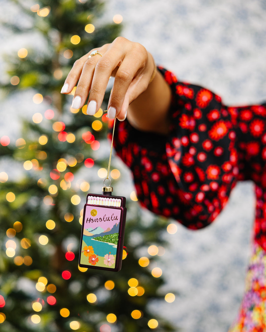 Matchbook Ornament - Honolulu
