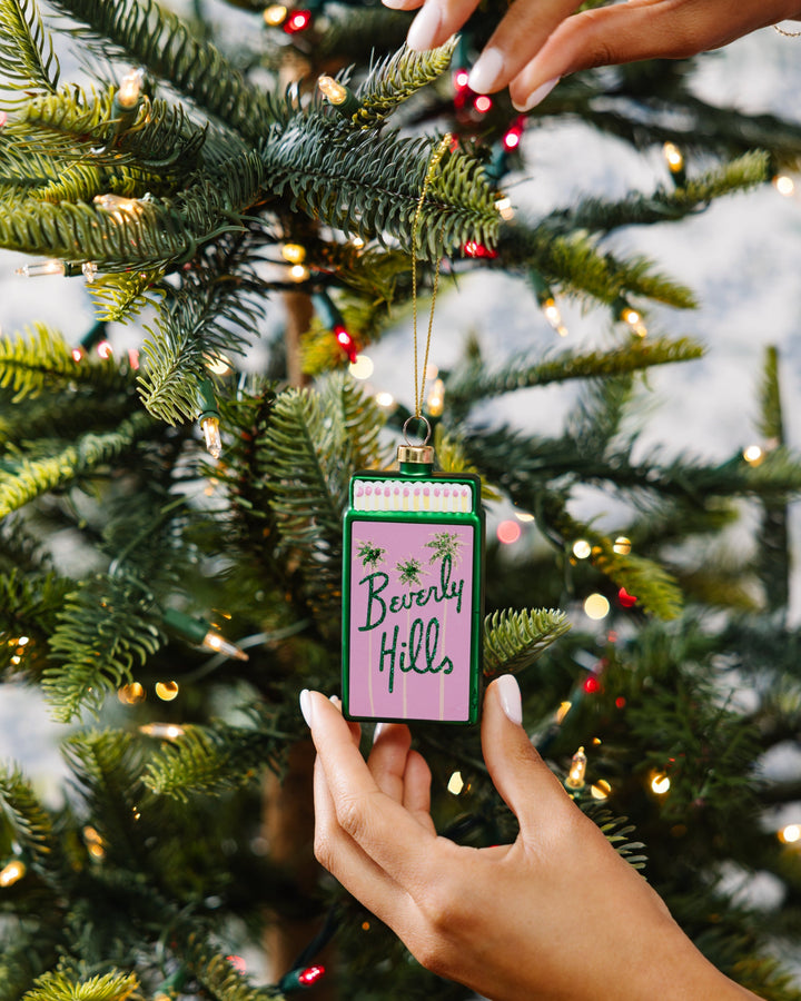 Matchbook Ornament - Beverly Hills