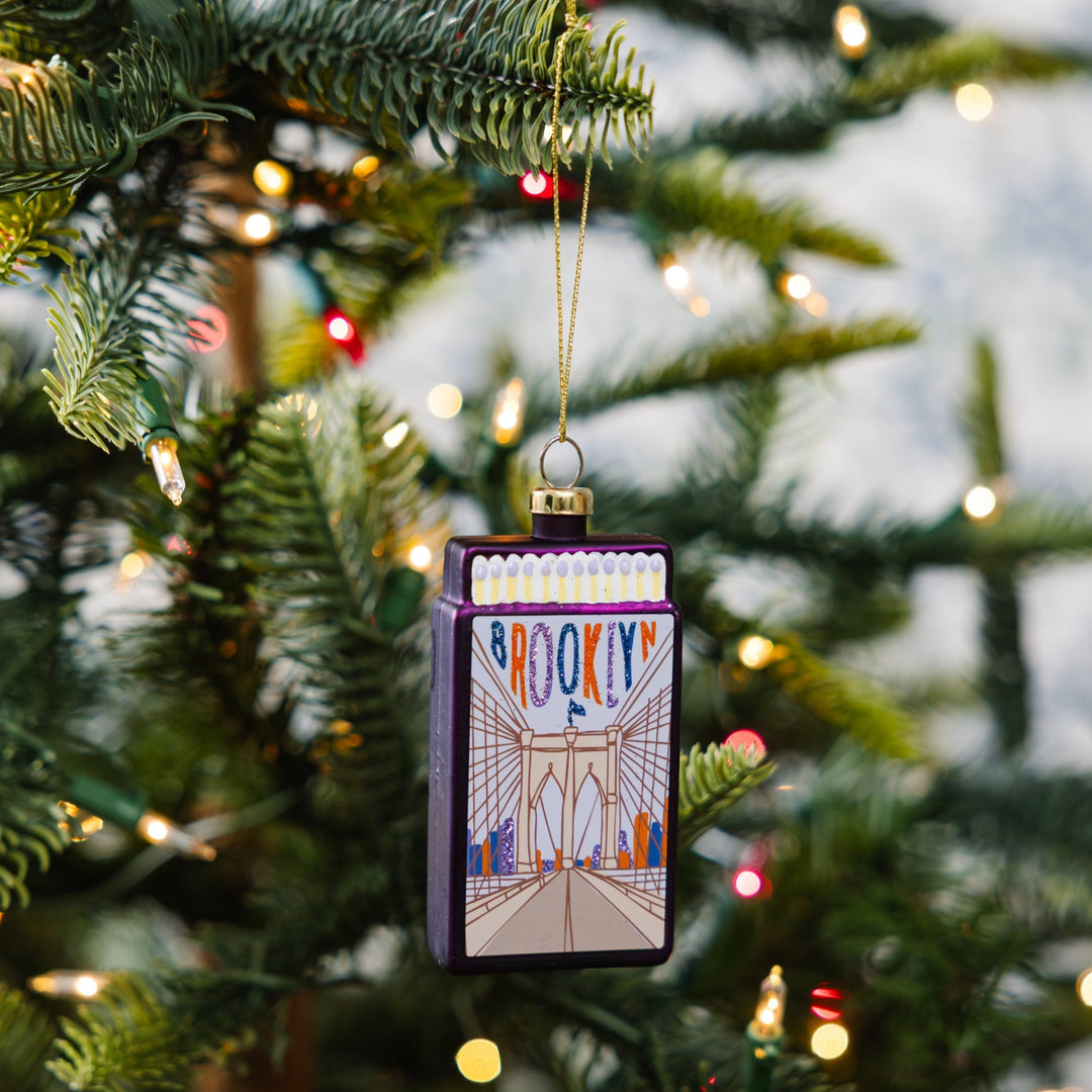 Matchbook Ornament - Brooklyn