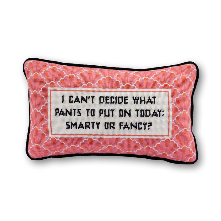 Pants Needlepoint Pillow