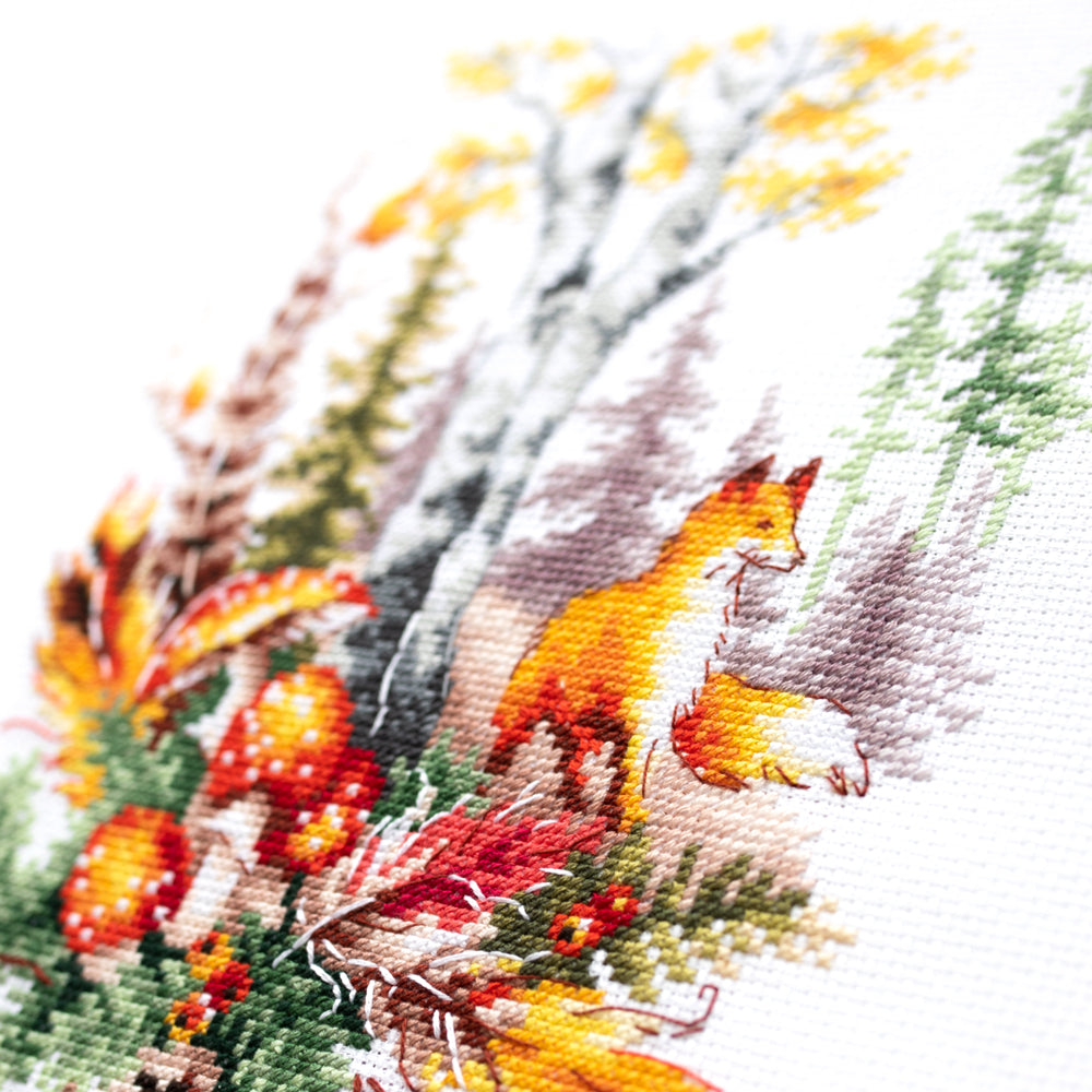 Autumn Forest Spirit Counted Cross Stitch Kit by Magic Needle 250-698