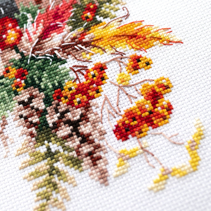 Autumn Forest Spirit Counted Cross Stitch Kit by Magic Needle 250-698