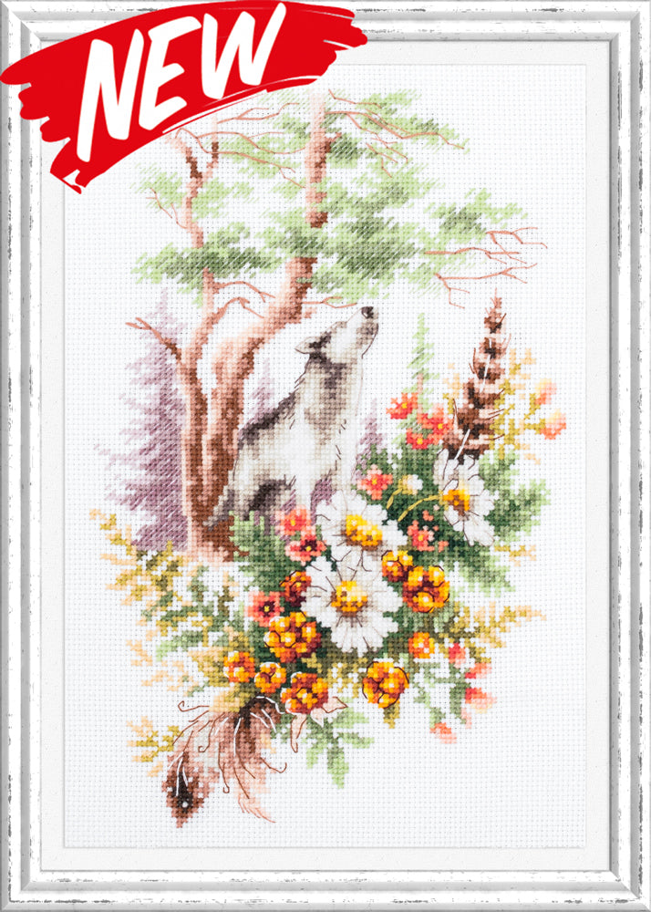 Summer Forest Spirit Counted Cross Stitch Kit by Magic Needle 250-699