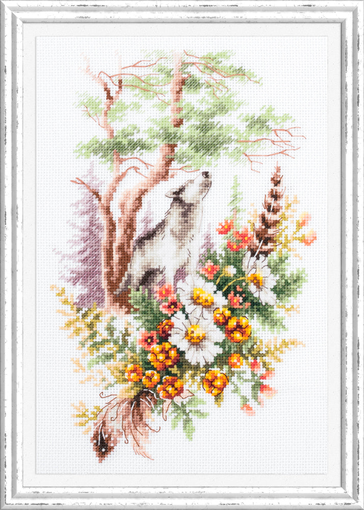 Summer Forest Spirit Counted Cross Stitch Kit by Magic Needle 250-699