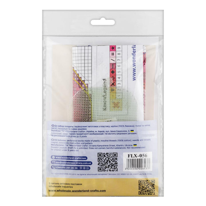 Cross-stitch kits on a plastic base FLX-056