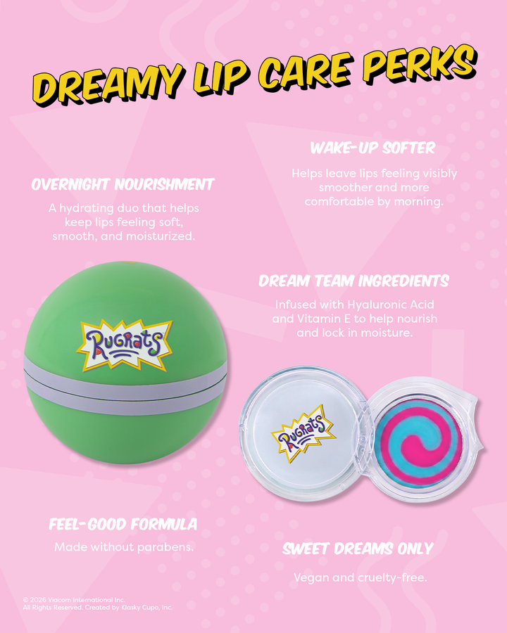Hey Arnold! | Bedtime Adventure - Overnight Jelly Lip Mask & Hydrating Lip Balm
