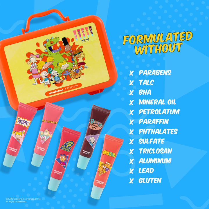 Nick 90s | 5 PC Lip Balm with Lunchbox