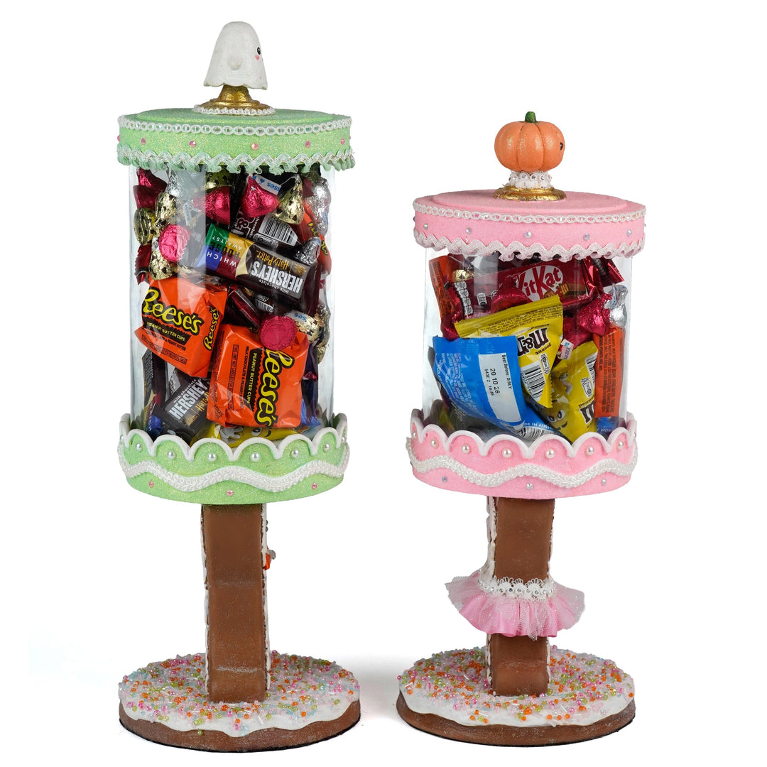 Gingerdead Jack and Jill Candy Canisters Set of 2 | Halloween Decor | Katherine's Collection