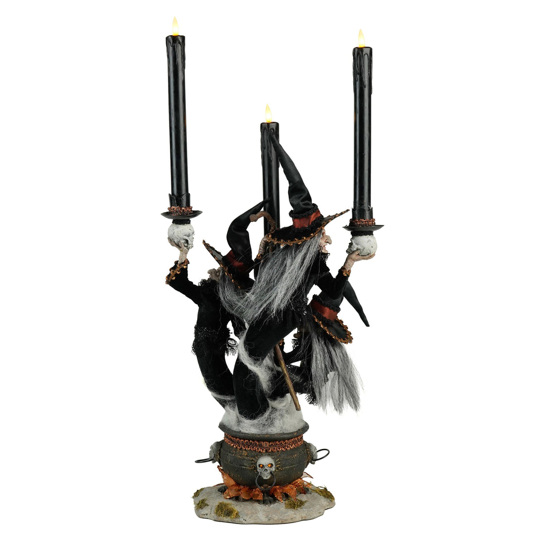 Witchy Witches Candelabra | Halloween Decor | Katherine's Collection