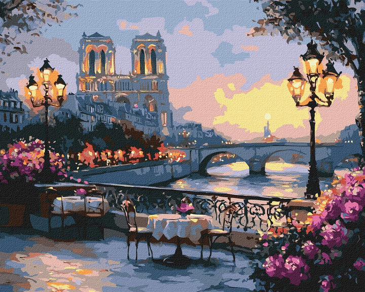 Painting by Numbers kit A French landscape KHO2905