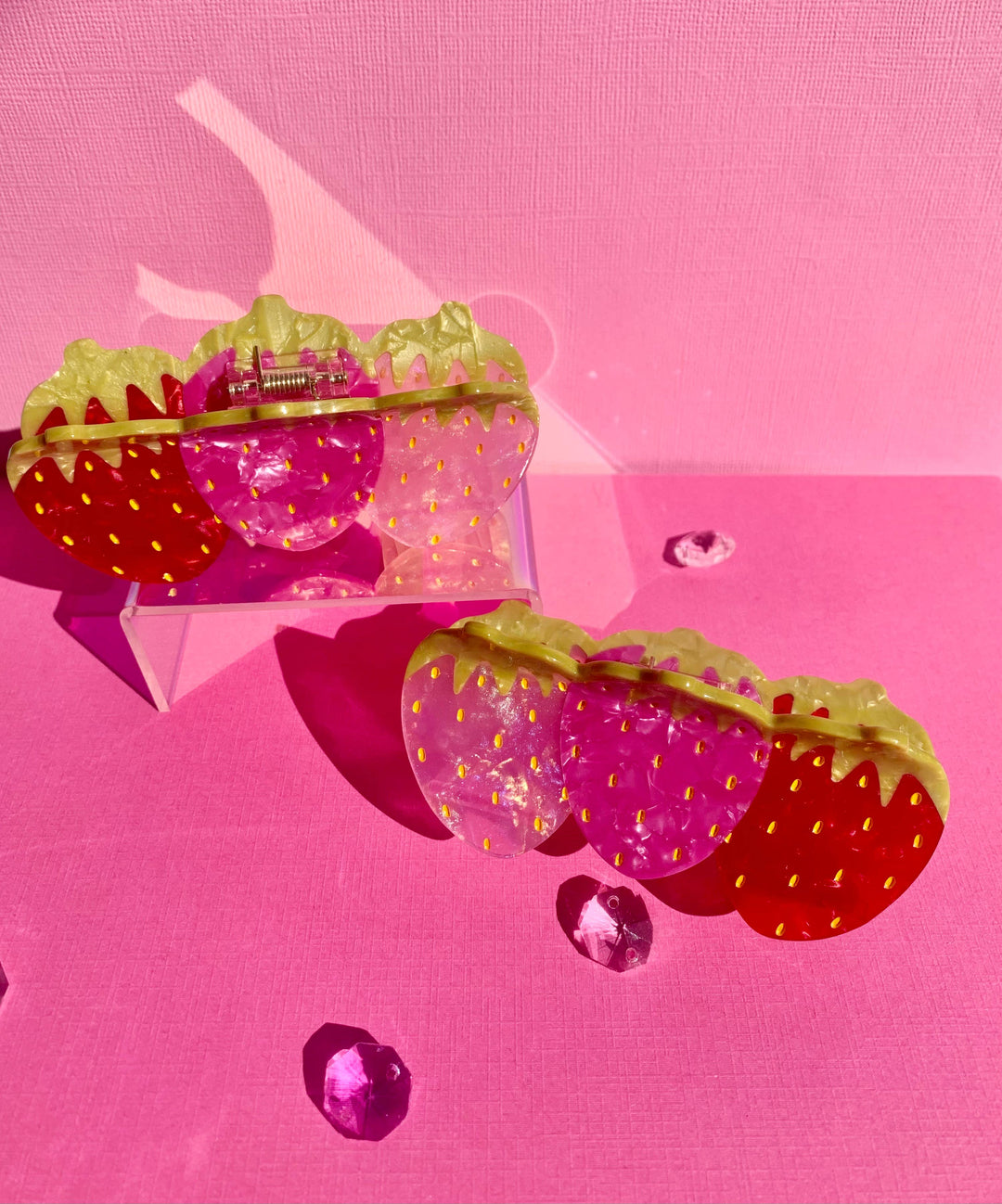 Very Berry Acetate Hair Claw