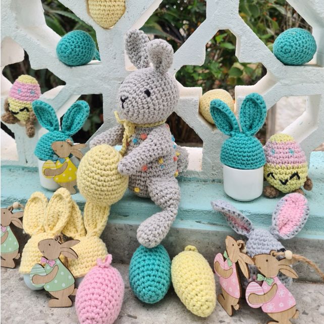 DIY Crochet Kit Easter Bunny Choco Pop PAK338
