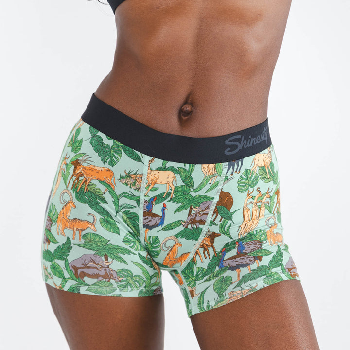 The Hornography | Tropical Animals Women’s Boxers