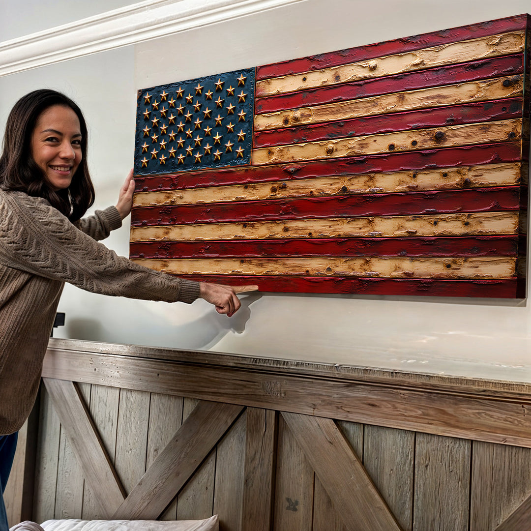 Old Glory American Flag Wall Art