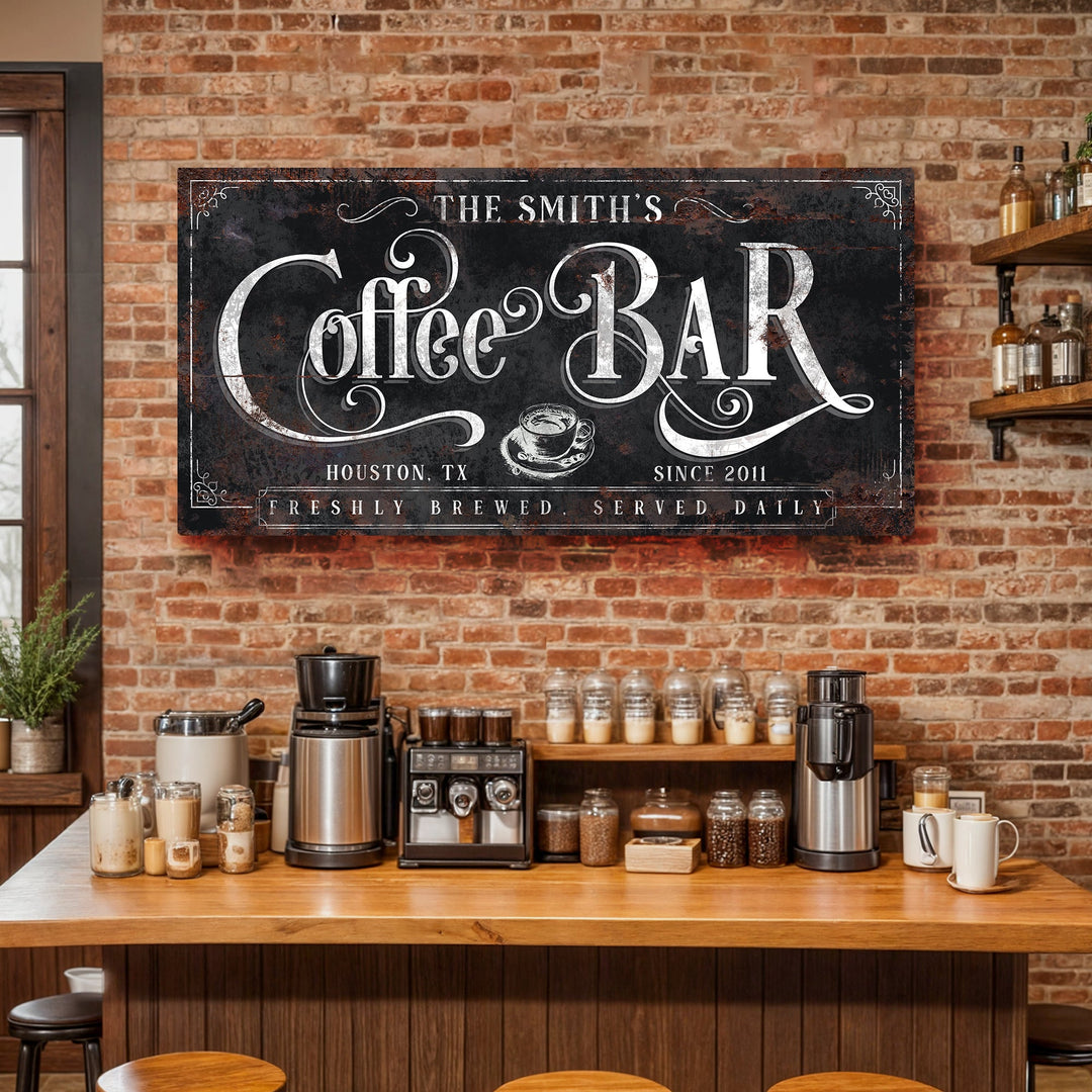 Coffee Bar Sign XI