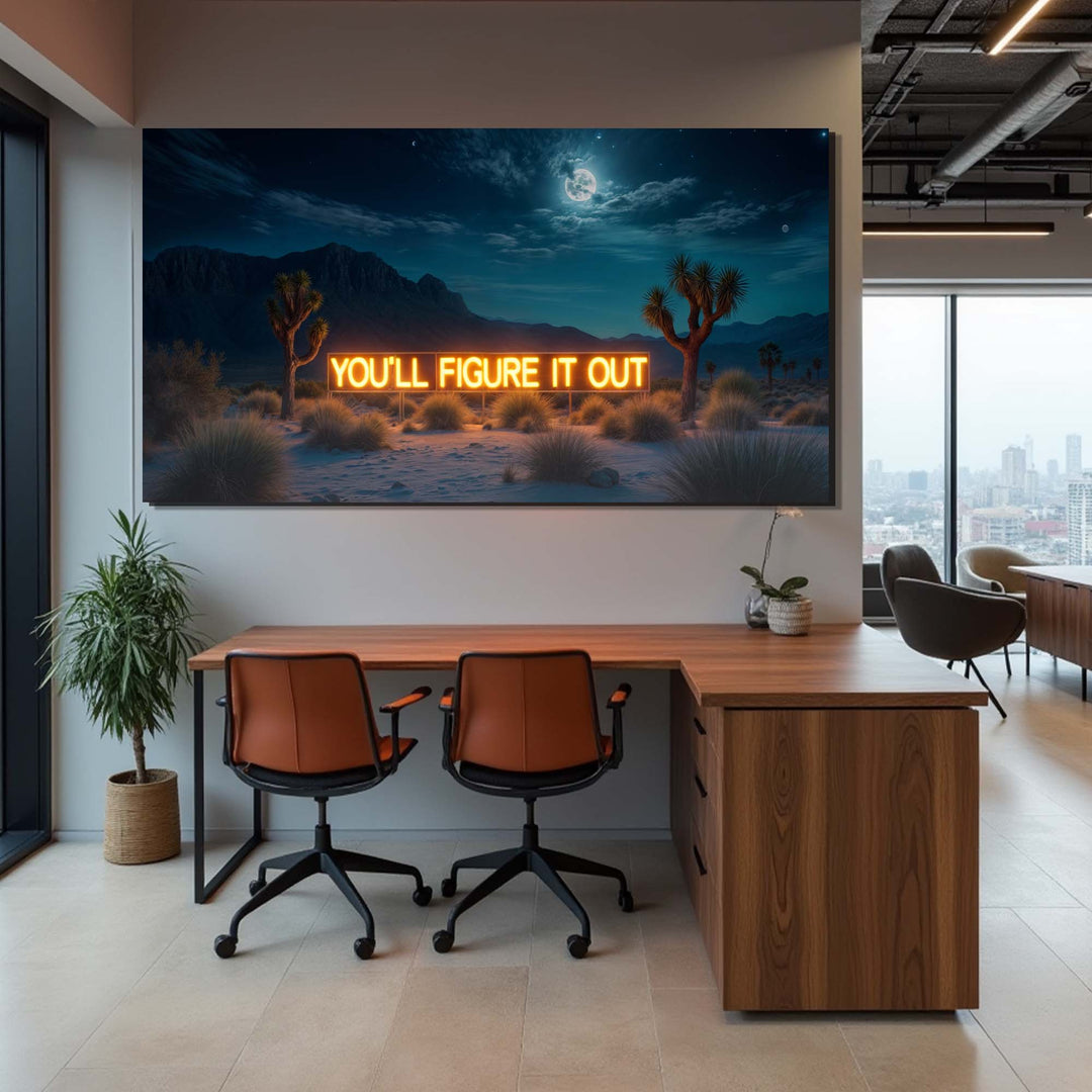 You'll Figure It Out Motivational Wall Sign