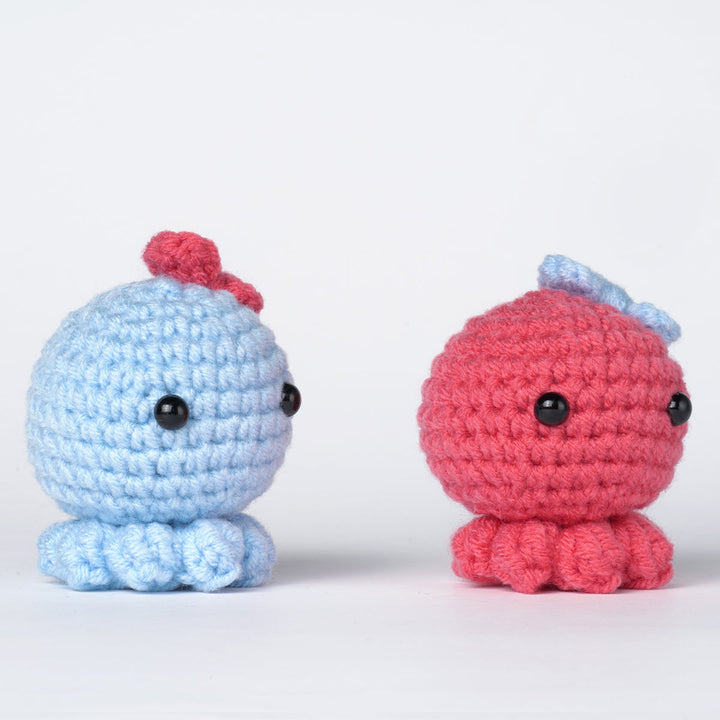 Octopuses Amigurumi DIY Crochet Kit Wizardi F07N8-M47