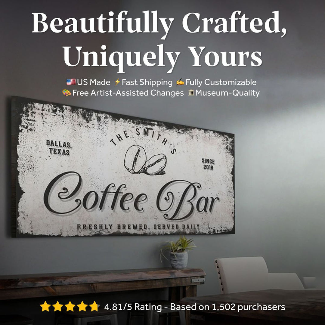 Coffee Bar Sign